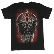 Camiseta calavera punk