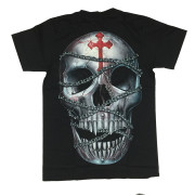 Camiseta cruz y cadenas