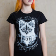 Camiseta gato 666