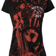 Camiseta negra sangre