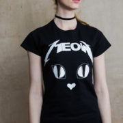 Camiseta gato metallica